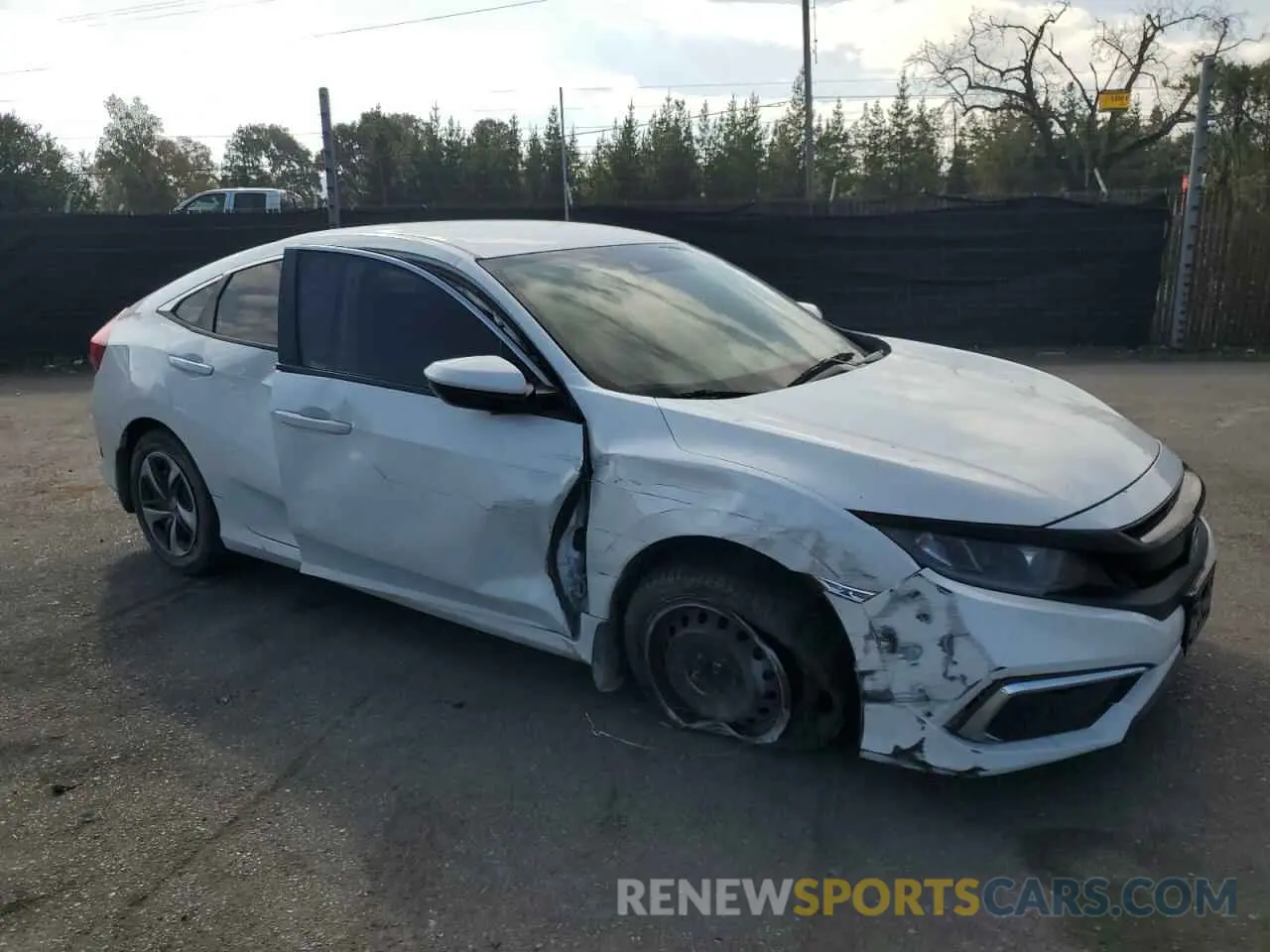 4 fotografías del automóvil dañado 19XFC2F6XKE208731 HONDA CIVIC 2019