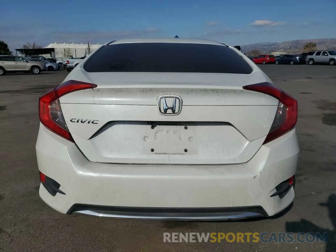 6 fotografías del automóvil dañado 19XFC2F6XKE208731 HONDA CIVIC 2019