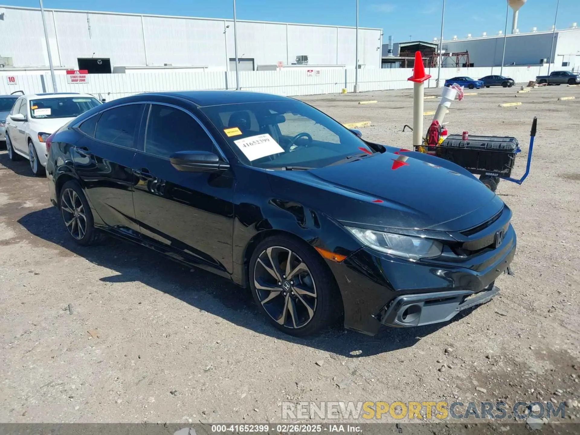 1 fotografías del automóvil dañado 19XFC2F80KE049879 HONDA CIVIC 2019