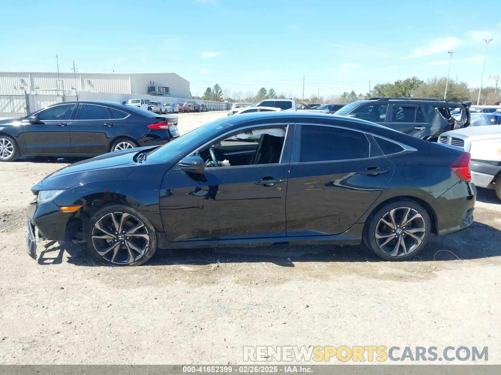 14 fotografías del automóvil dañado 19XFC2F80KE049879 HONDA CIVIC 2019