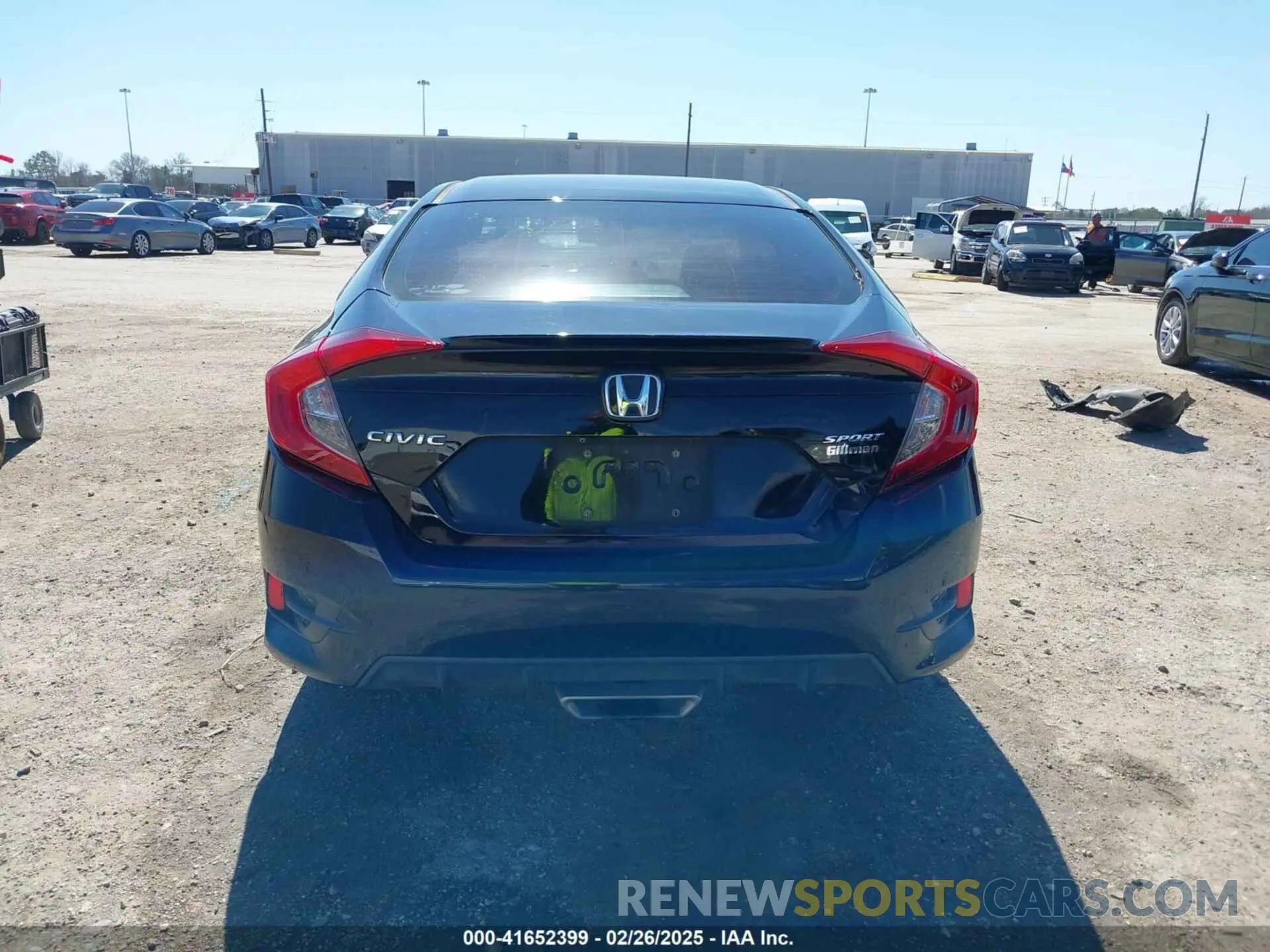16 fotografías del automóvil dañado 19XFC2F80KE049879 HONDA CIVIC 2019