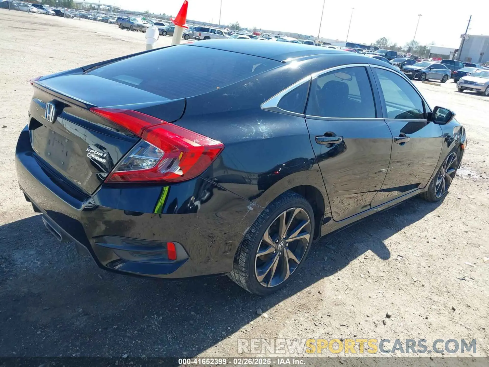 4 fotografías del automóvil dañado 19XFC2F80KE049879 HONDA CIVIC 2019
