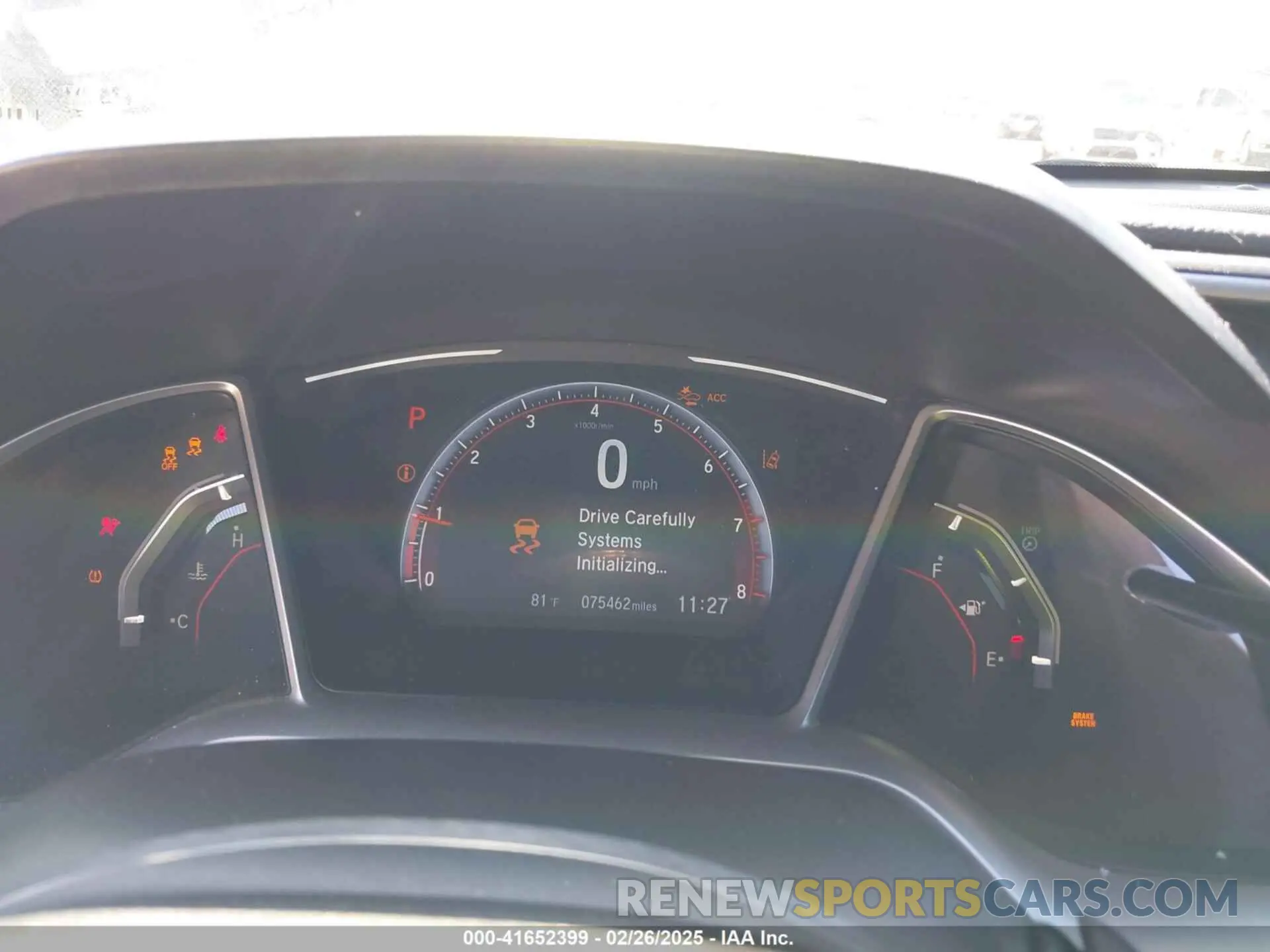 7 fotografías del automóvil dañado 19XFC2F80KE049879 HONDA CIVIC 2019
