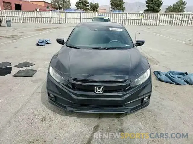 11 fotografías del automóvil dañado 19XFC2F81KE007303 HONDA CIVIC 2019