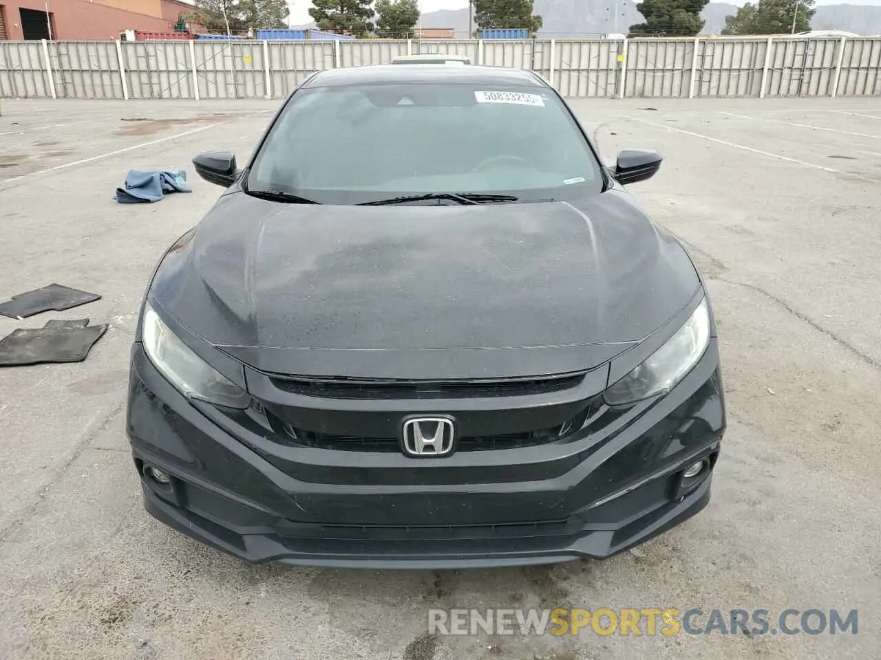 5 fotografías del automóvil dañado 19XFC2F81KE007303 HONDA CIVIC 2019