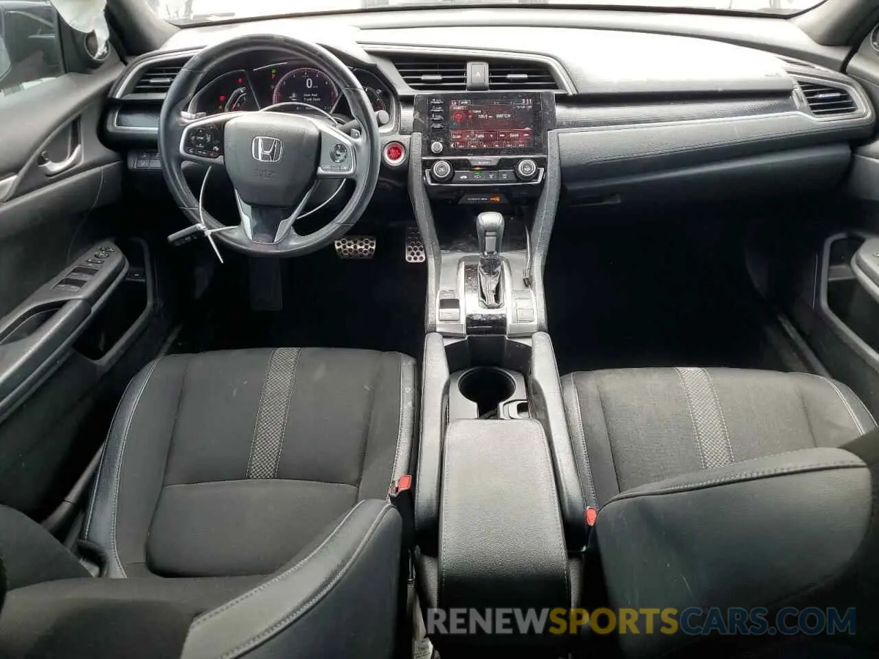 8 fotografías del automóvil dañado 19XFC2F81KE007303 HONDA CIVIC 2019