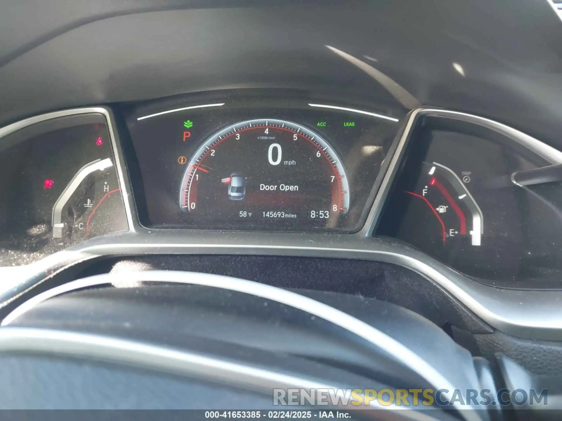 7 fotografías del automóvil dañado 19XFC2F81KE204519 HONDA CIVIC 2019