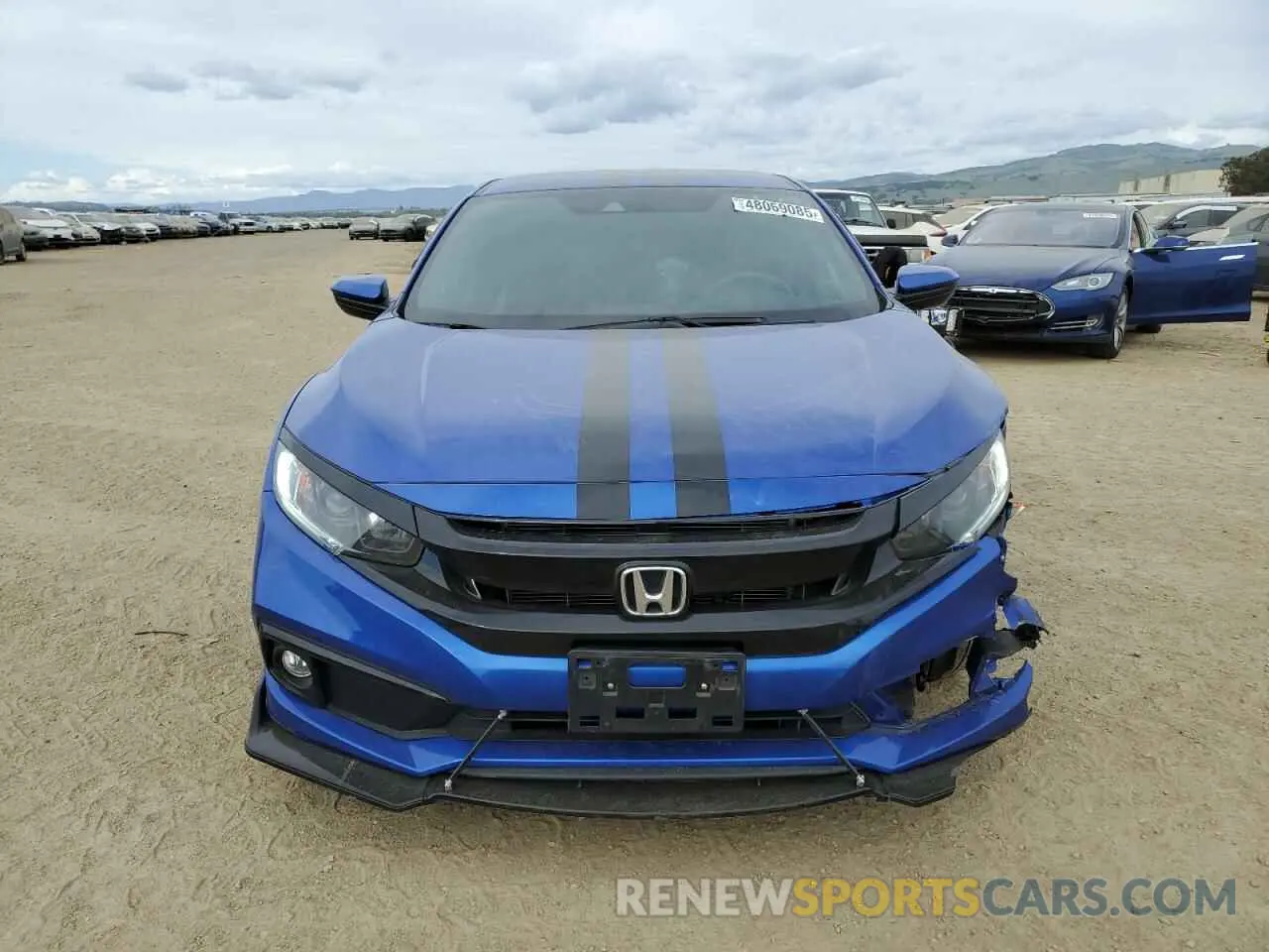 5 fotografías del automóvil dañado 19XFC2F81KE206626 HONDA CIVIC 2019