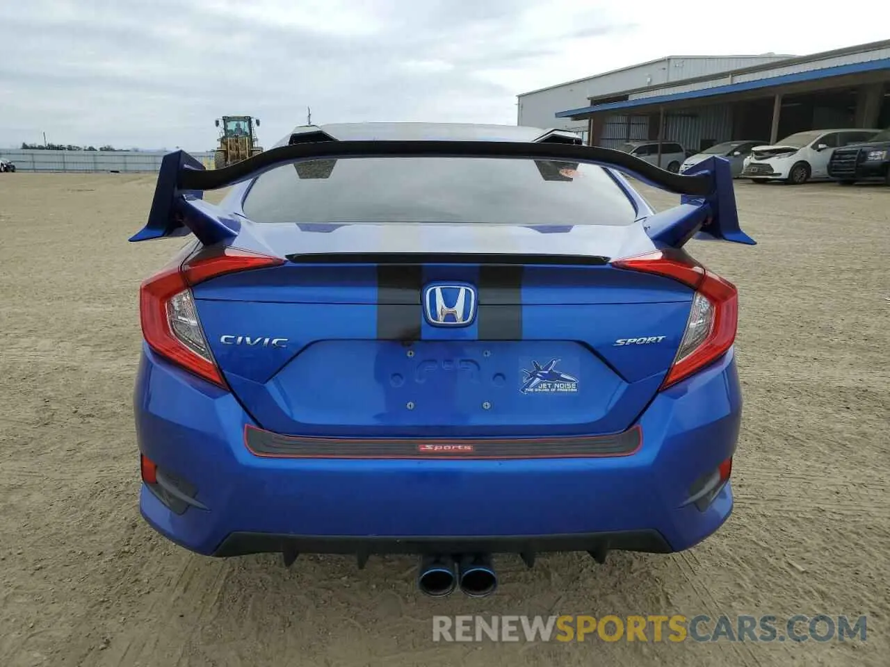 6 fotografías del automóvil dañado 19XFC2F81KE206626 HONDA CIVIC 2019