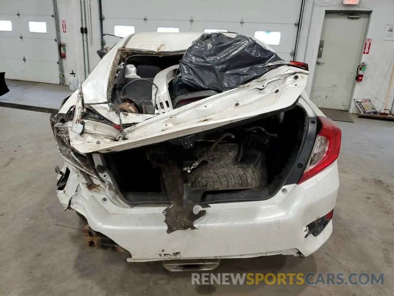 6 fotografías del automóvil dañado 19XFC2F82KE203623 HONDA CIVIC 2019