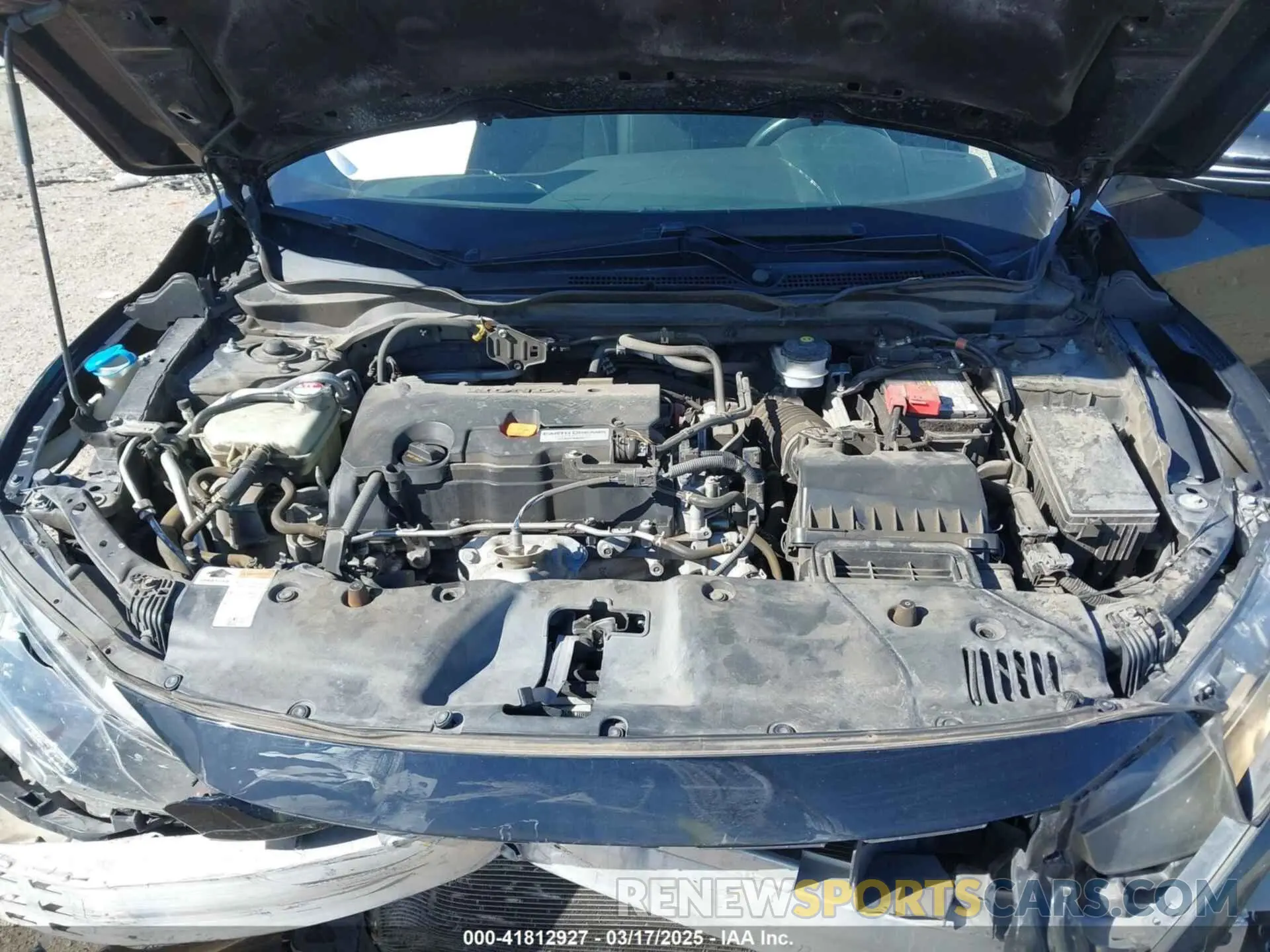 10 fotografías del automóvil dañado 19XFC2F83KE007495 HONDA CIVIC 2019