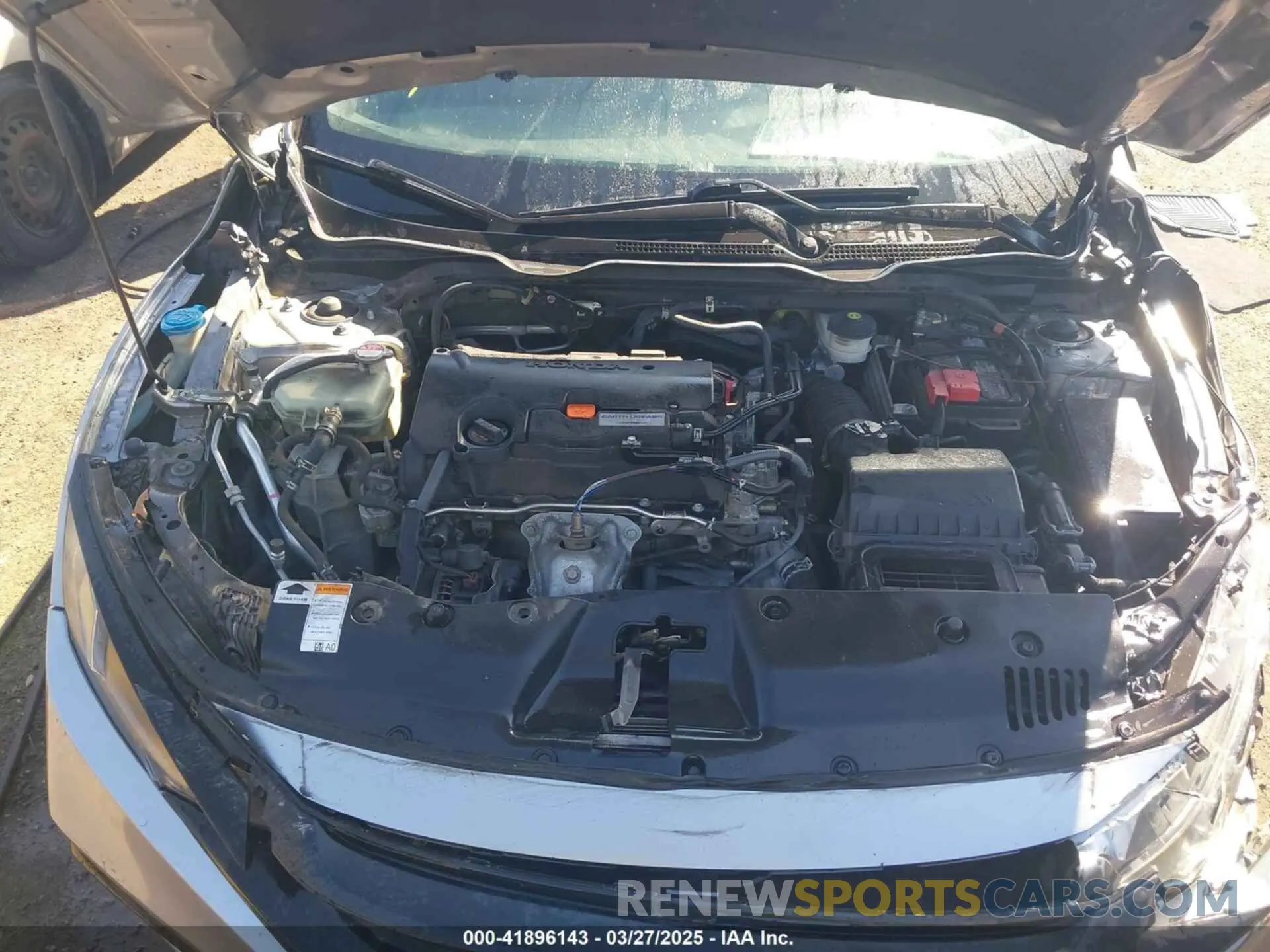 10 fotografías del automóvil dañado 19XFC2F83KE008971 HONDA CIVIC 2019