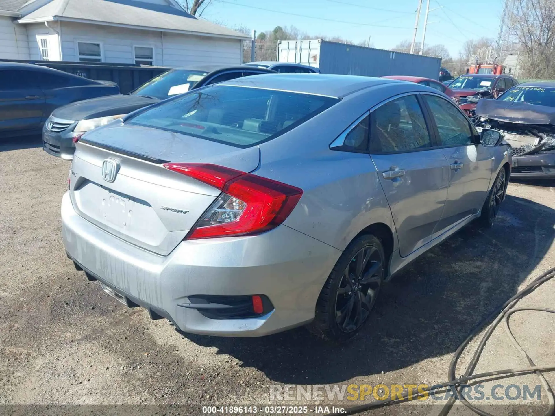 4 fotografías del automóvil dañado 19XFC2F83KE008971 HONDA CIVIC 2019