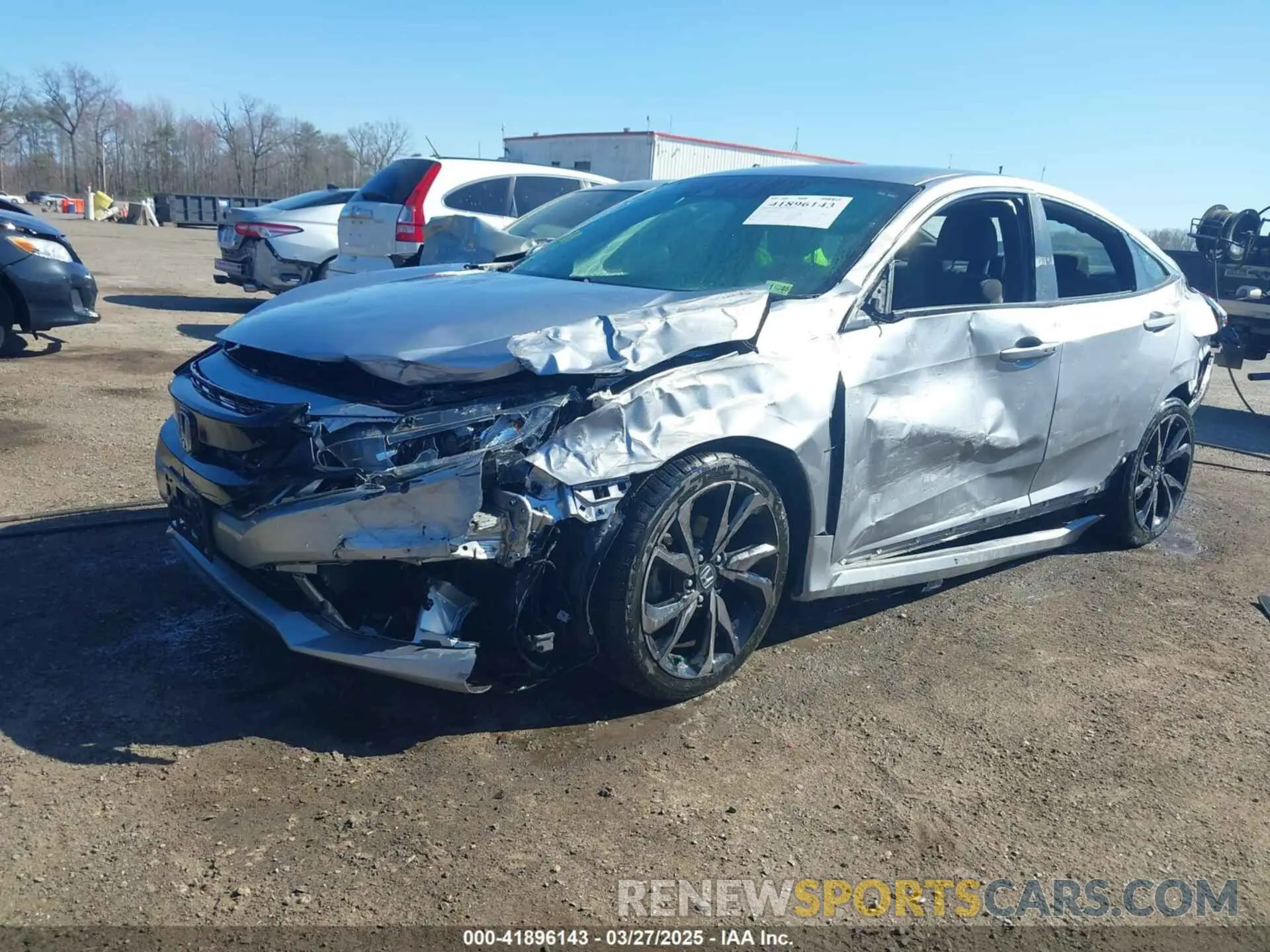 6 fotografías del automóvil dañado 19XFC2F83KE008971 HONDA CIVIC 2019