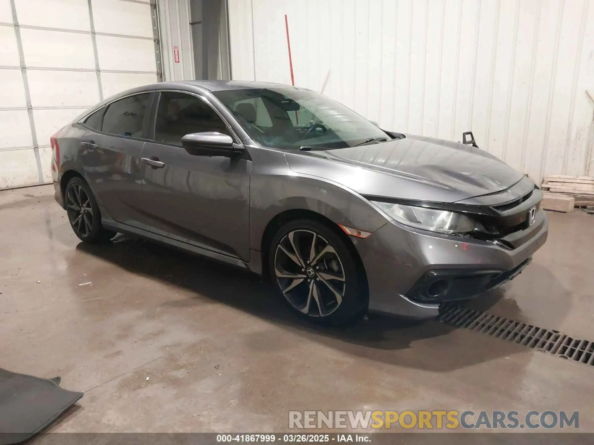 1 fotografías del automóvil dañado 19XFC2F83KE029836 HONDA CIVIC 2019