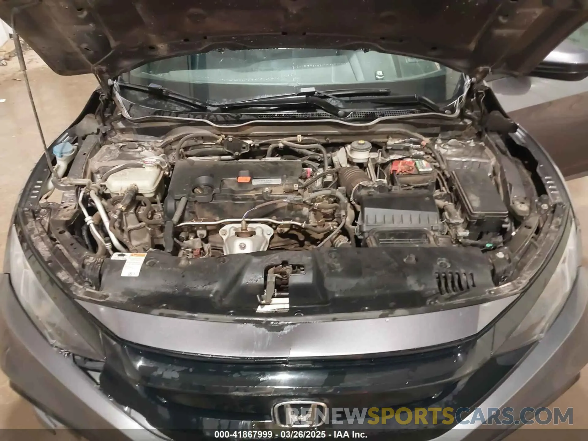 10 fotografías del automóvil dañado 19XFC2F83KE029836 HONDA CIVIC 2019