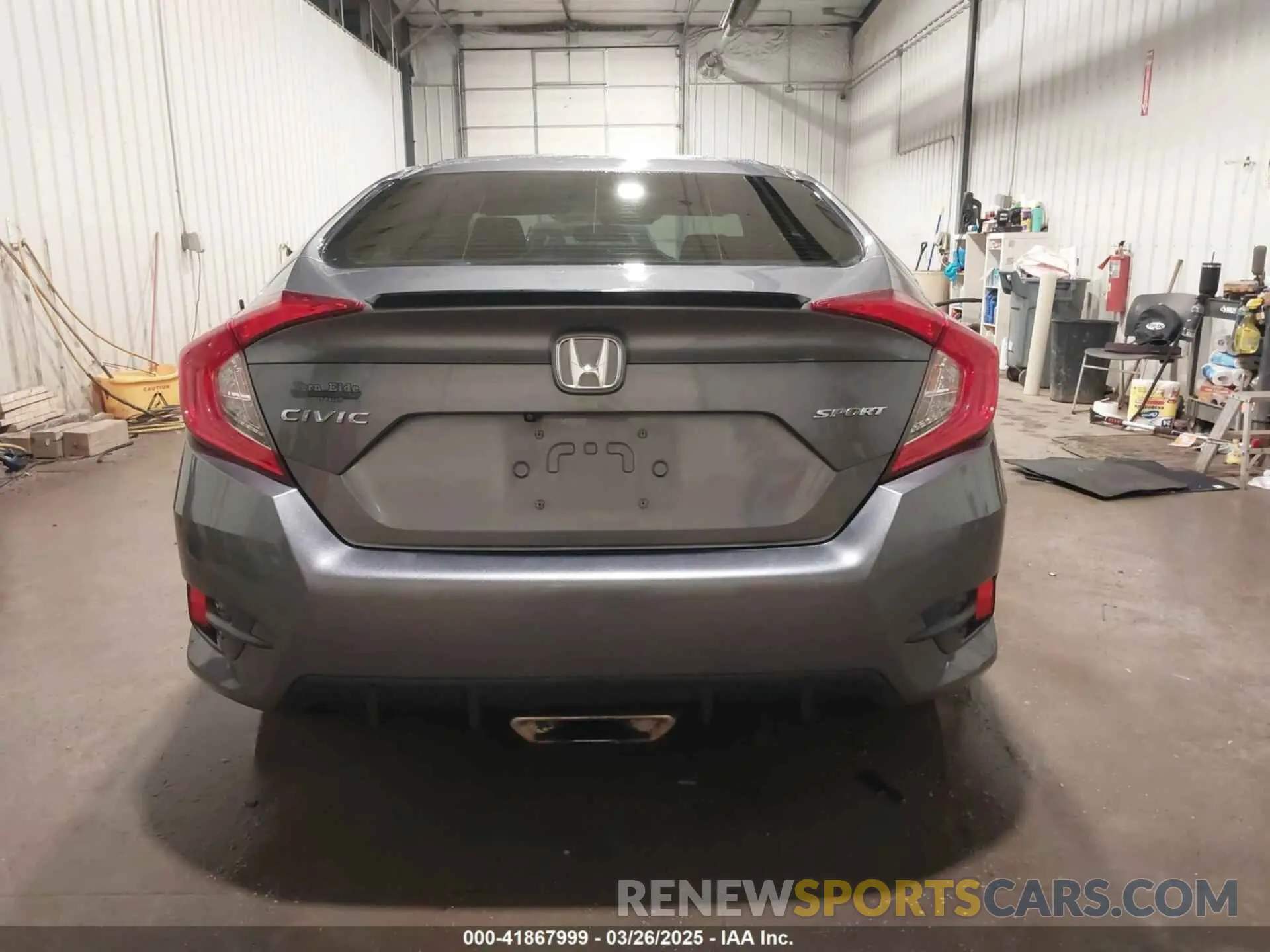 16 fotografías del automóvil dañado 19XFC2F83KE029836 HONDA CIVIC 2019