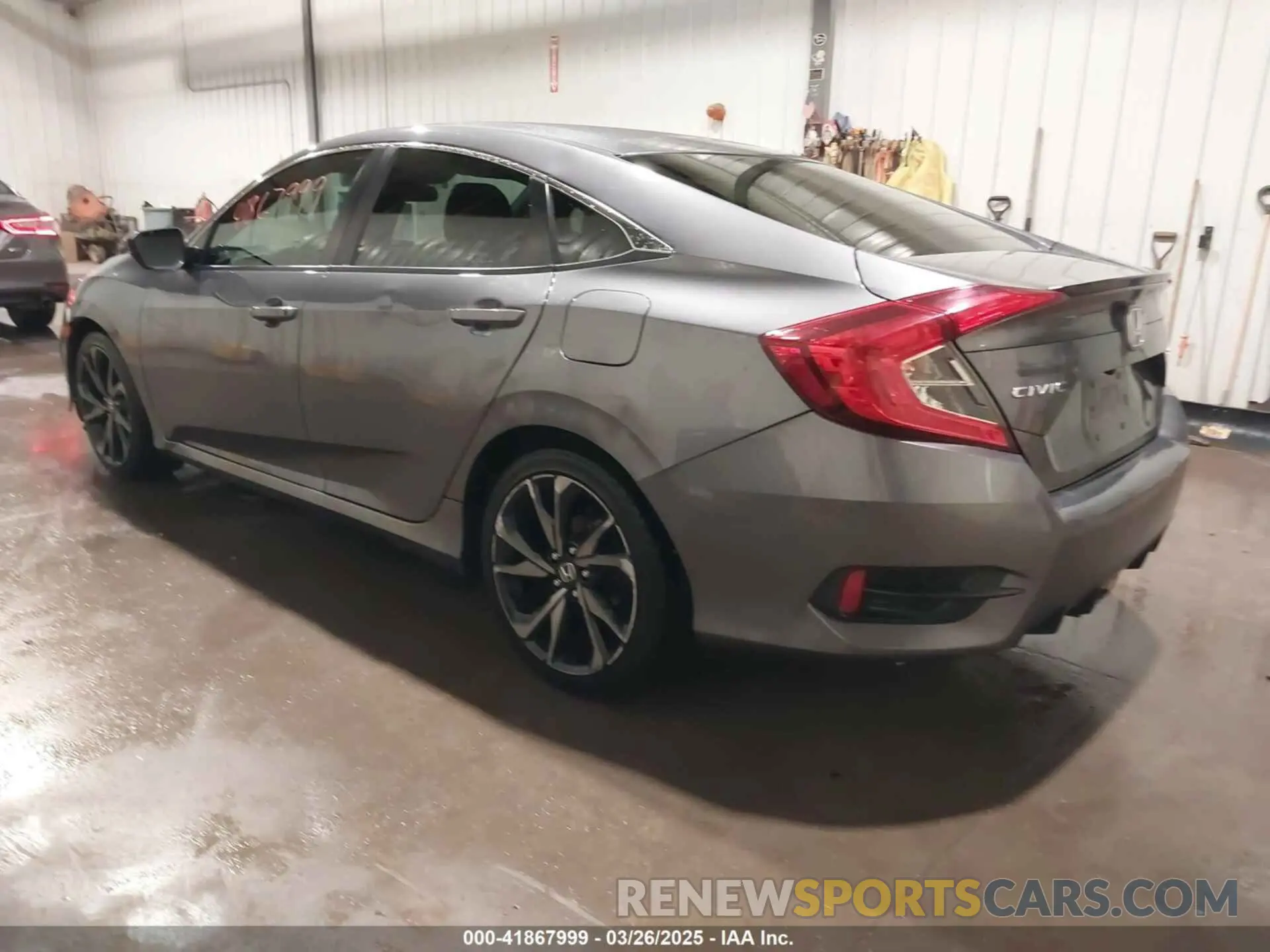 3 fotografías del automóvil dañado 19XFC2F83KE029836 HONDA CIVIC 2019