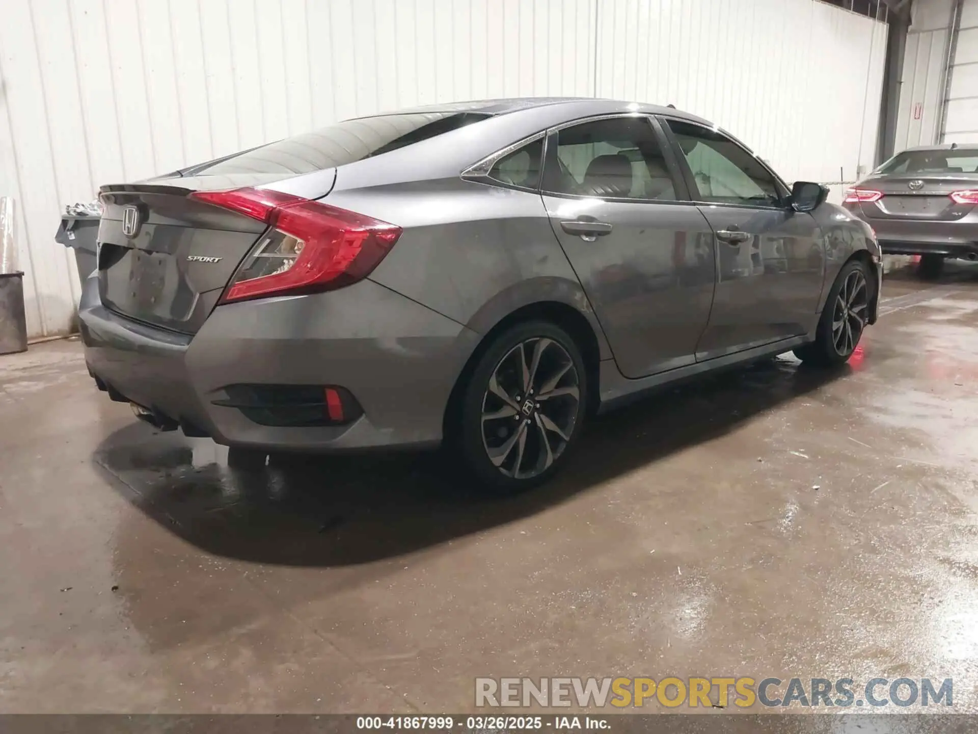 4 fotografías del automóvil dañado 19XFC2F83KE029836 HONDA CIVIC 2019
