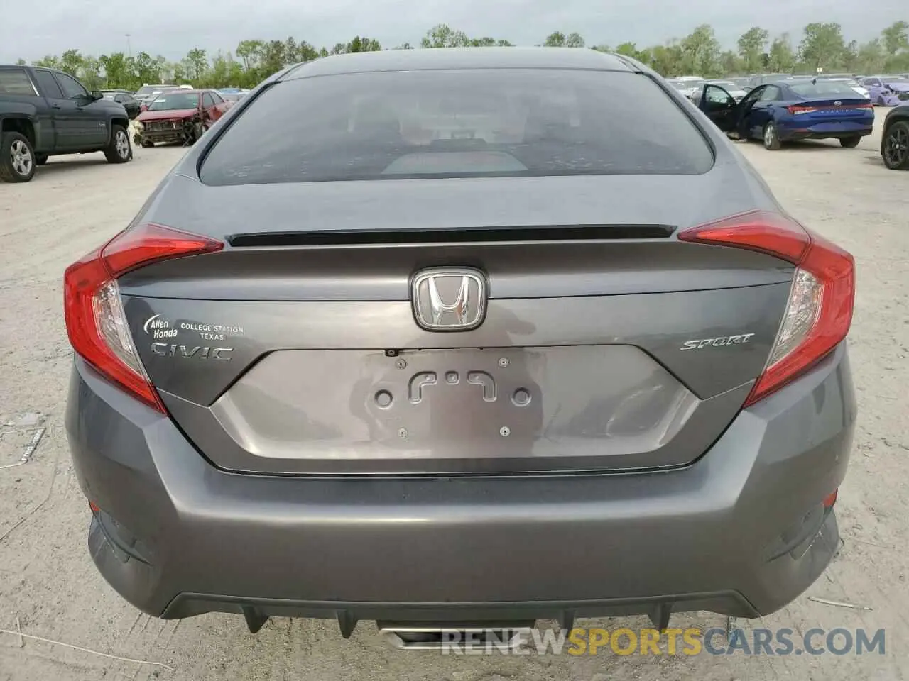 6 fotografías del automóvil dañado 19XFC2F83KE051366 HONDA CIVIC 2019