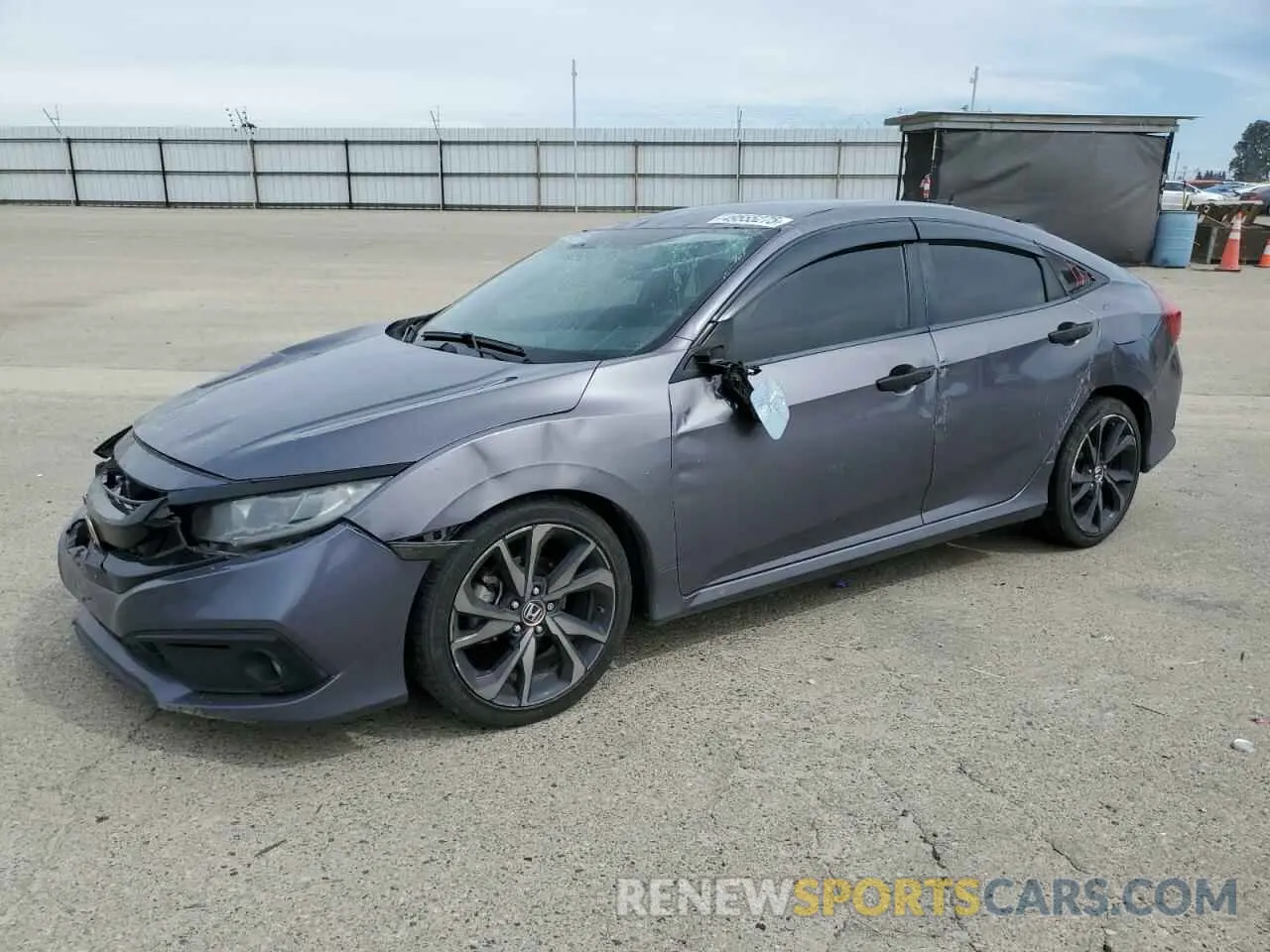 1 fotografías del automóvil dañado 19XFC2F83KE209169 HONDA CIVIC 2019