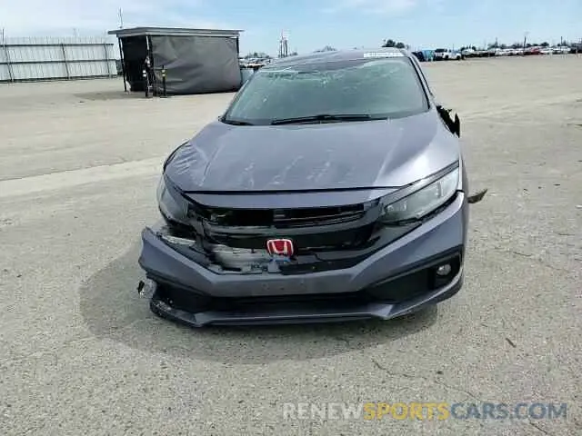 10 fotografías del automóvil dañado 19XFC2F83KE209169 HONDA CIVIC 2019
