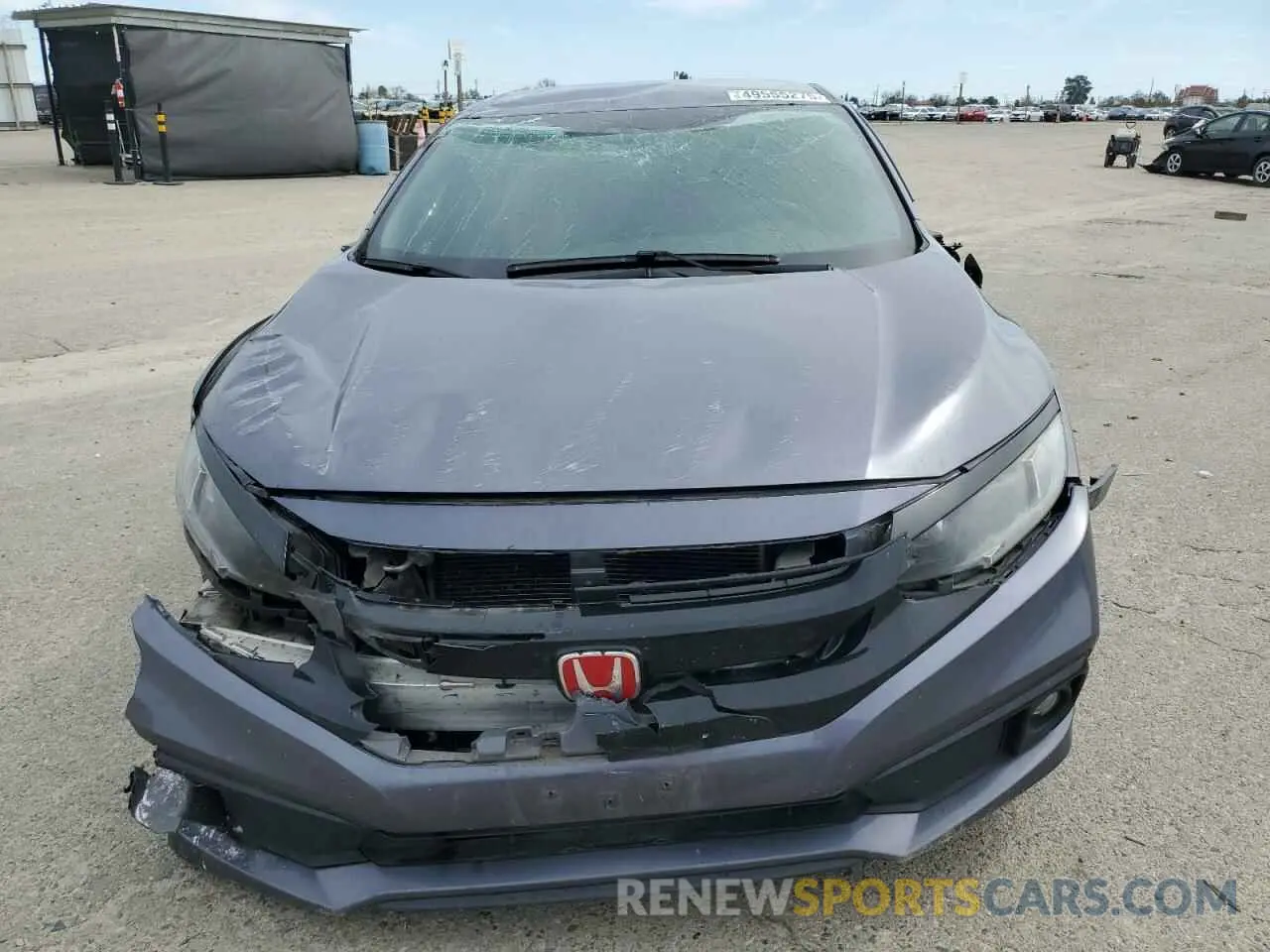 5 fotografías del automóvil dañado 19XFC2F83KE209169 HONDA CIVIC 2019