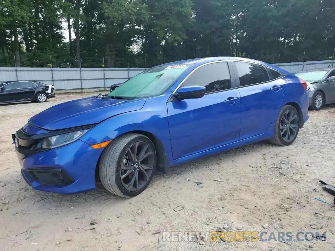 1 fotografías del automóvil dañado 19XFC2F84KE030199 HONDA CIVIC 2019
