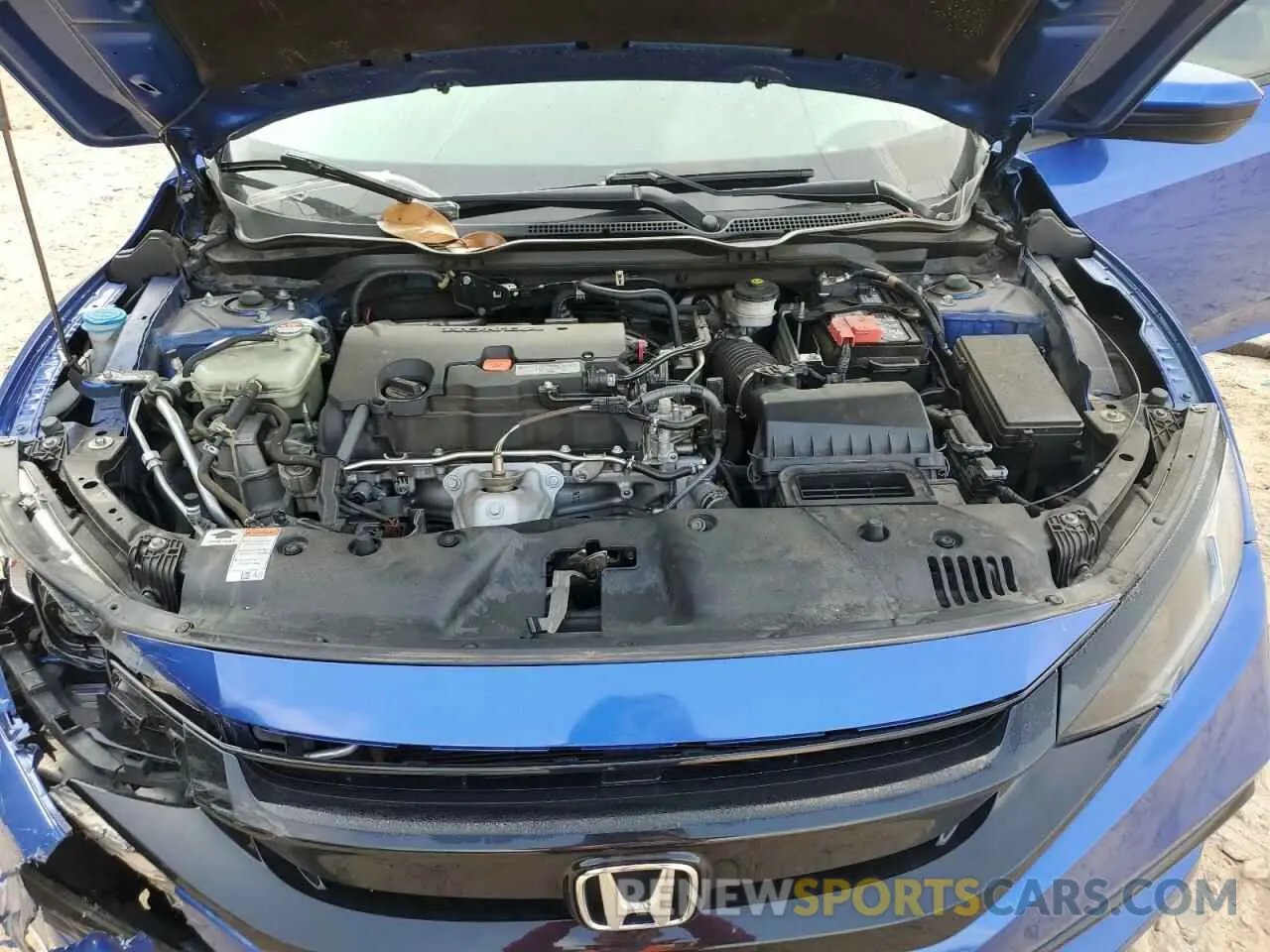 11 fotografías del automóvil dañado 19XFC2F84KE030199 HONDA CIVIC 2019