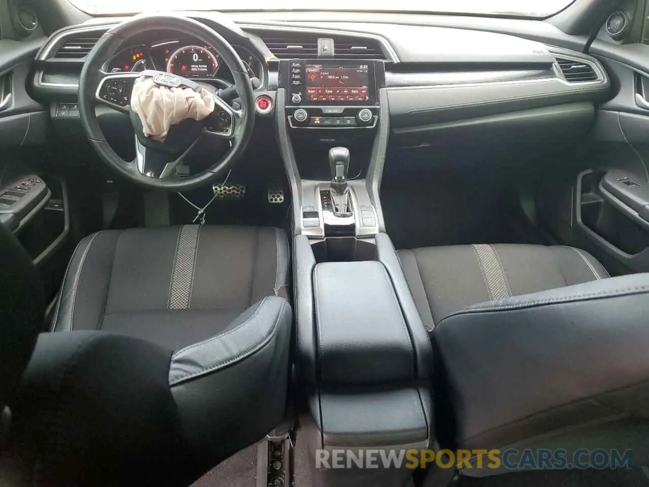 8 fotografías del automóvil dañado 19XFC2F84KE030199 HONDA CIVIC 2019