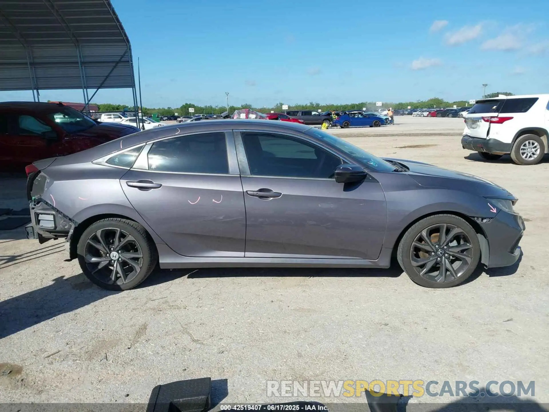 14 fotografías del automóvil dañado 19XFC2F84KE046127 HONDA CIVIC 2019