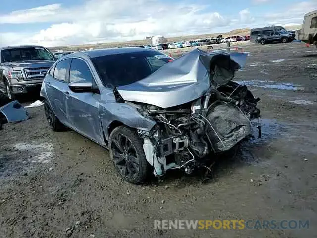 10 fotografías del automóvil dañado 19XFC2F84KE046290 HONDA CIVIC 2019