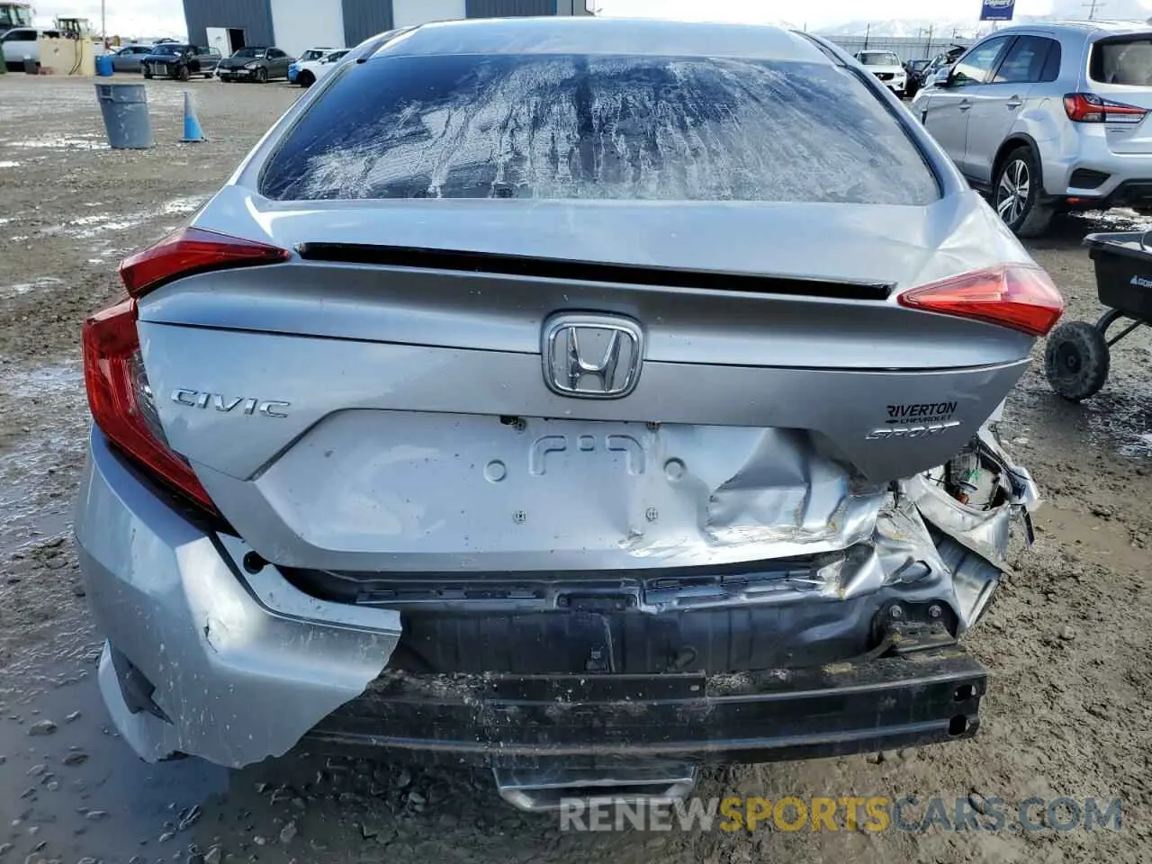 6 fotografías del automóvil dañado 19XFC2F84KE046290 HONDA CIVIC 2019