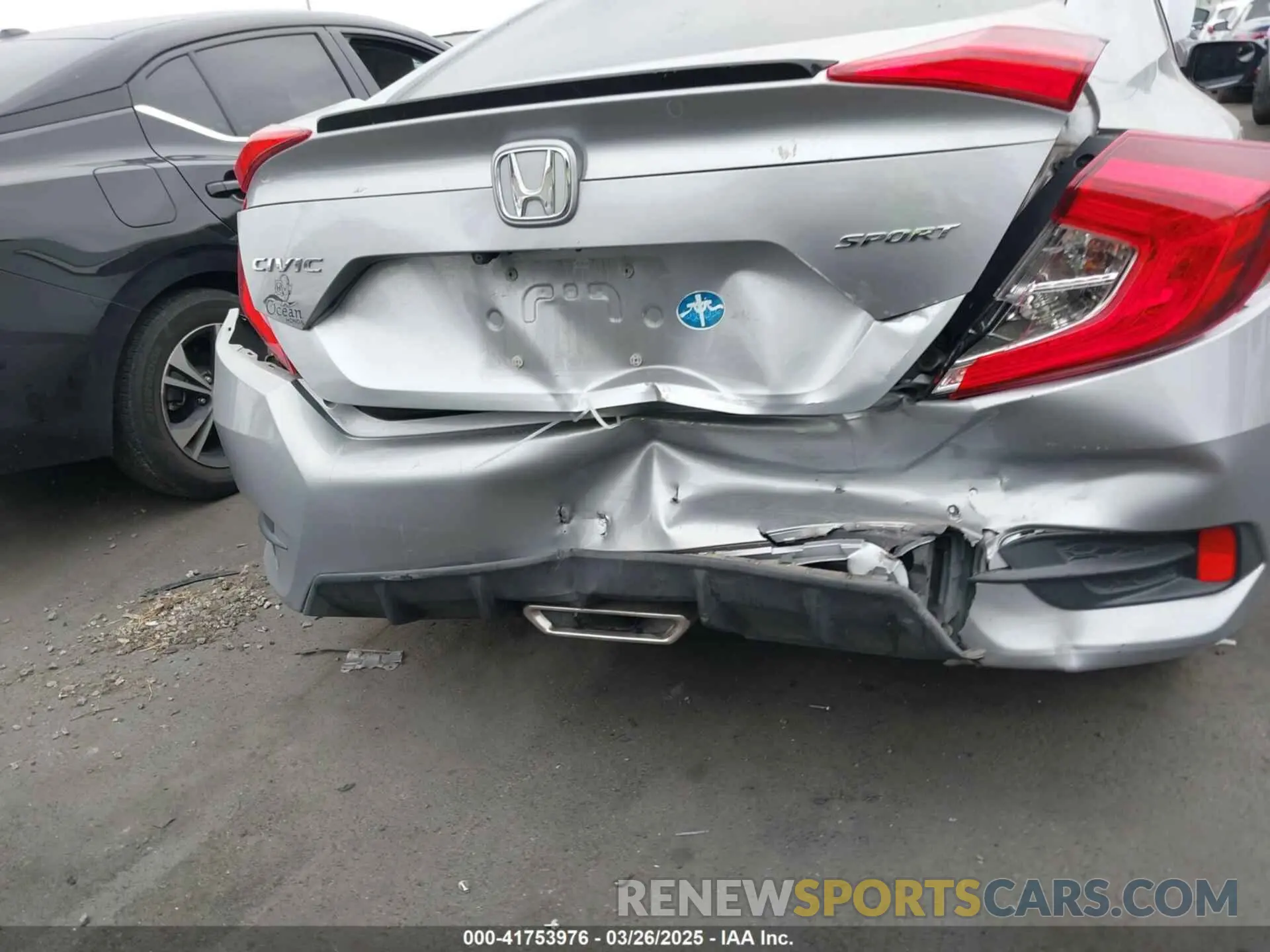 18 fotografías del automóvil dañado 19XFC2F84KE200822 HONDA CIVIC 2019