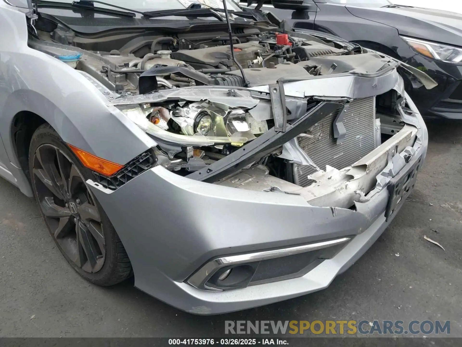 6 fotografías del automóvil dañado 19XFC2F84KE200822 HONDA CIVIC 2019