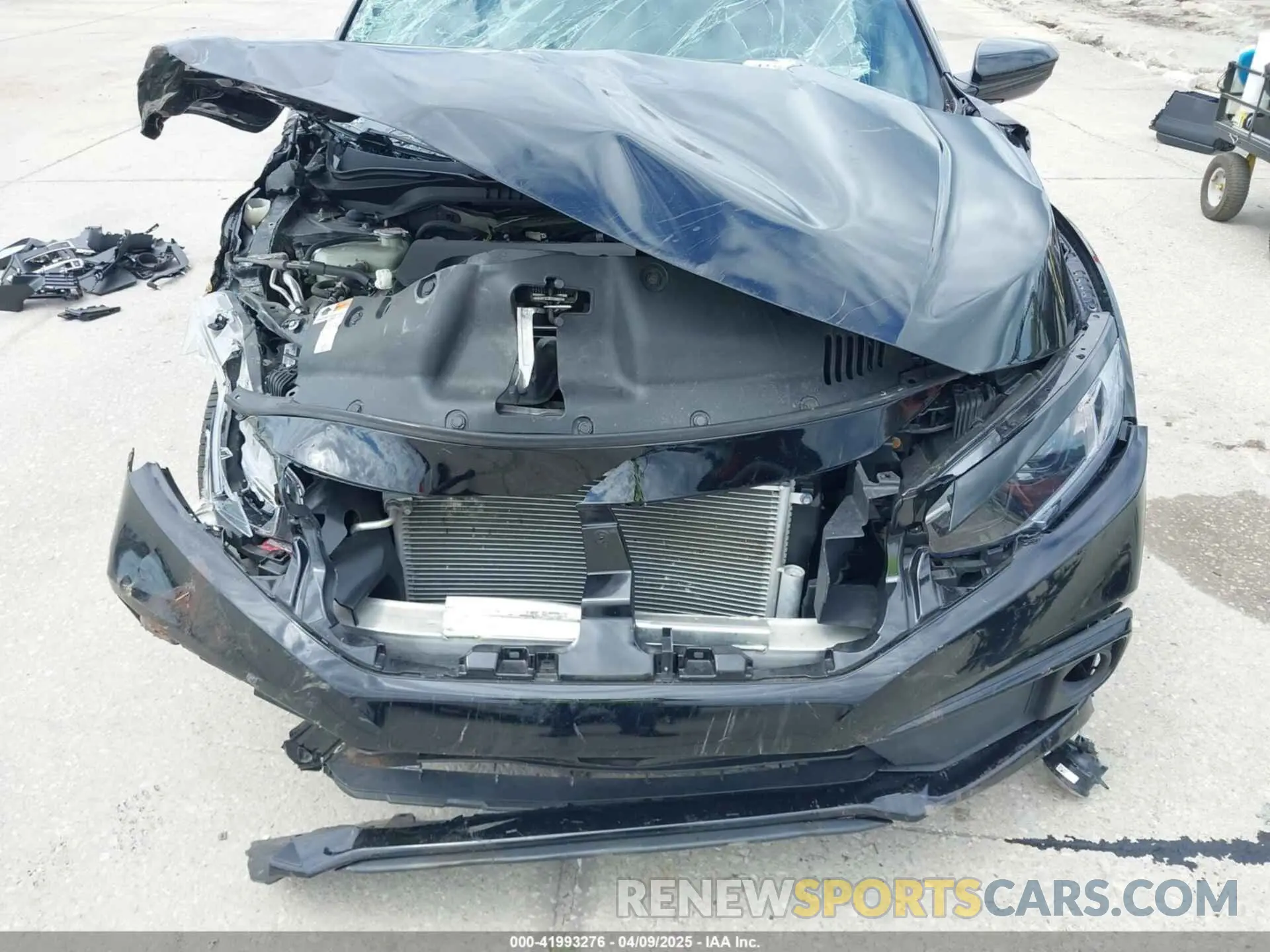 13 fotografías del automóvil dañado 19XFC2F85KE015159 HONDA CIVIC 2019