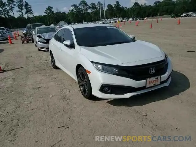 13 fotografías del automóvil dañado 19XFC2F85KE034455 HONDA CIVIC 2019