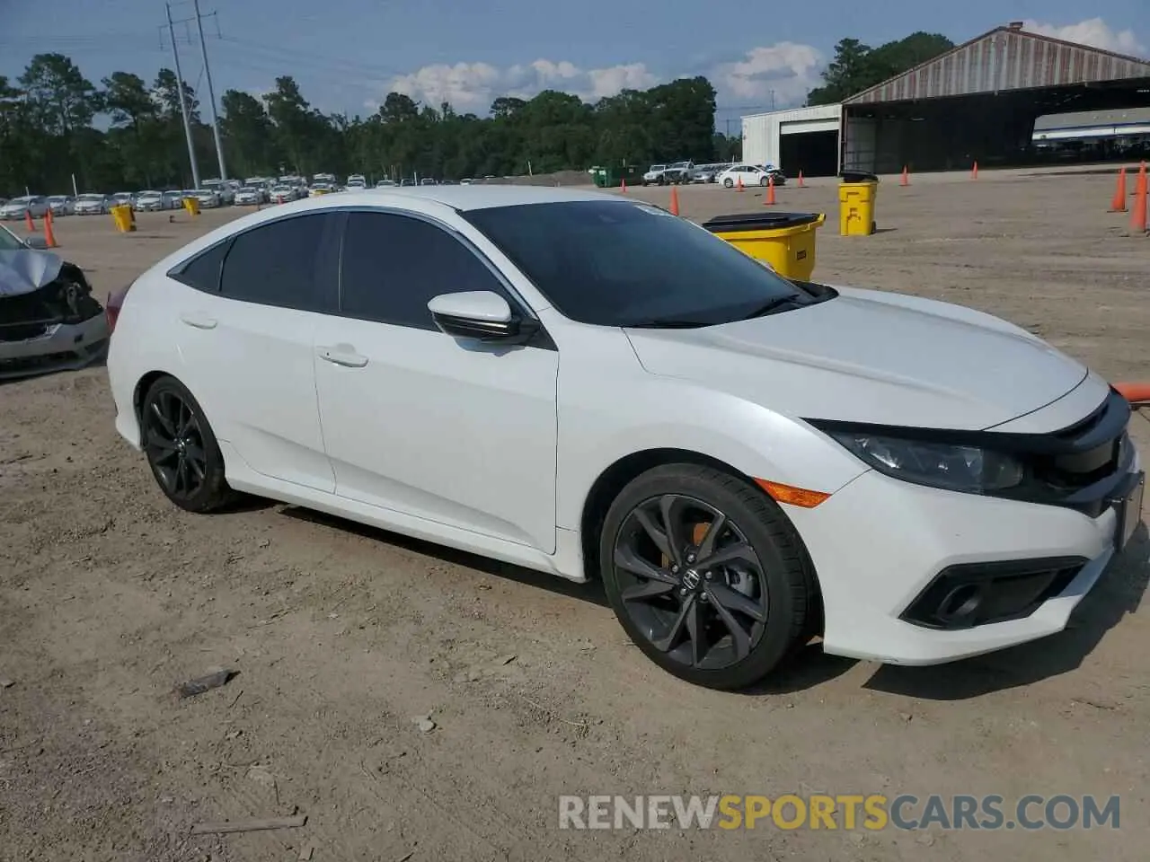4 fotografías del automóvil dañado 19XFC2F85KE034455 HONDA CIVIC 2019