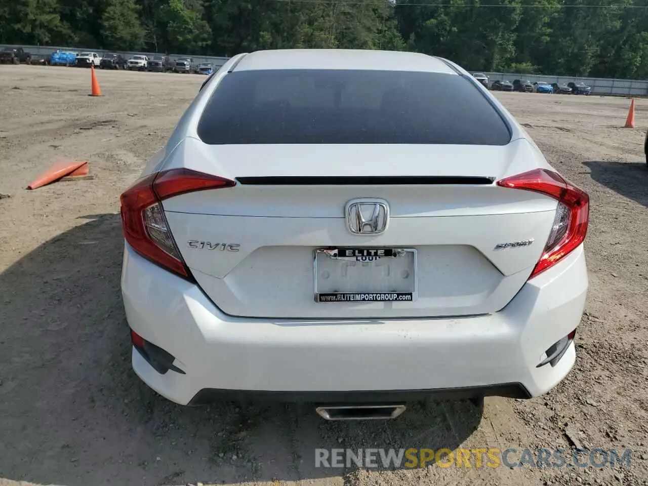6 fotografías del automóvil dañado 19XFC2F85KE034455 HONDA CIVIC 2019