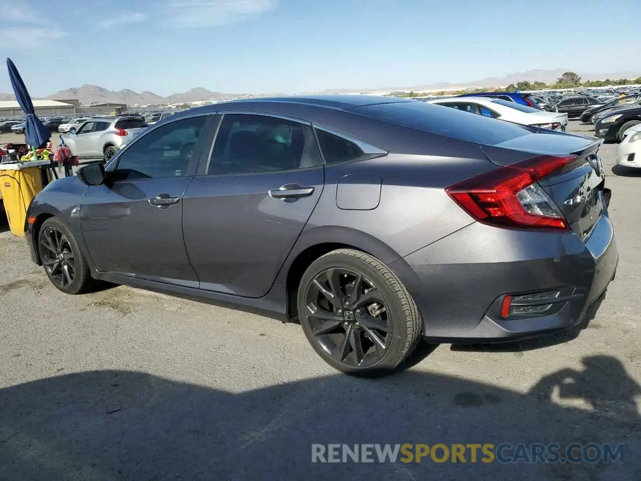 2 fotografías del automóvil dañado 19XFC2F85KE050798 HONDA CIVIC 2019