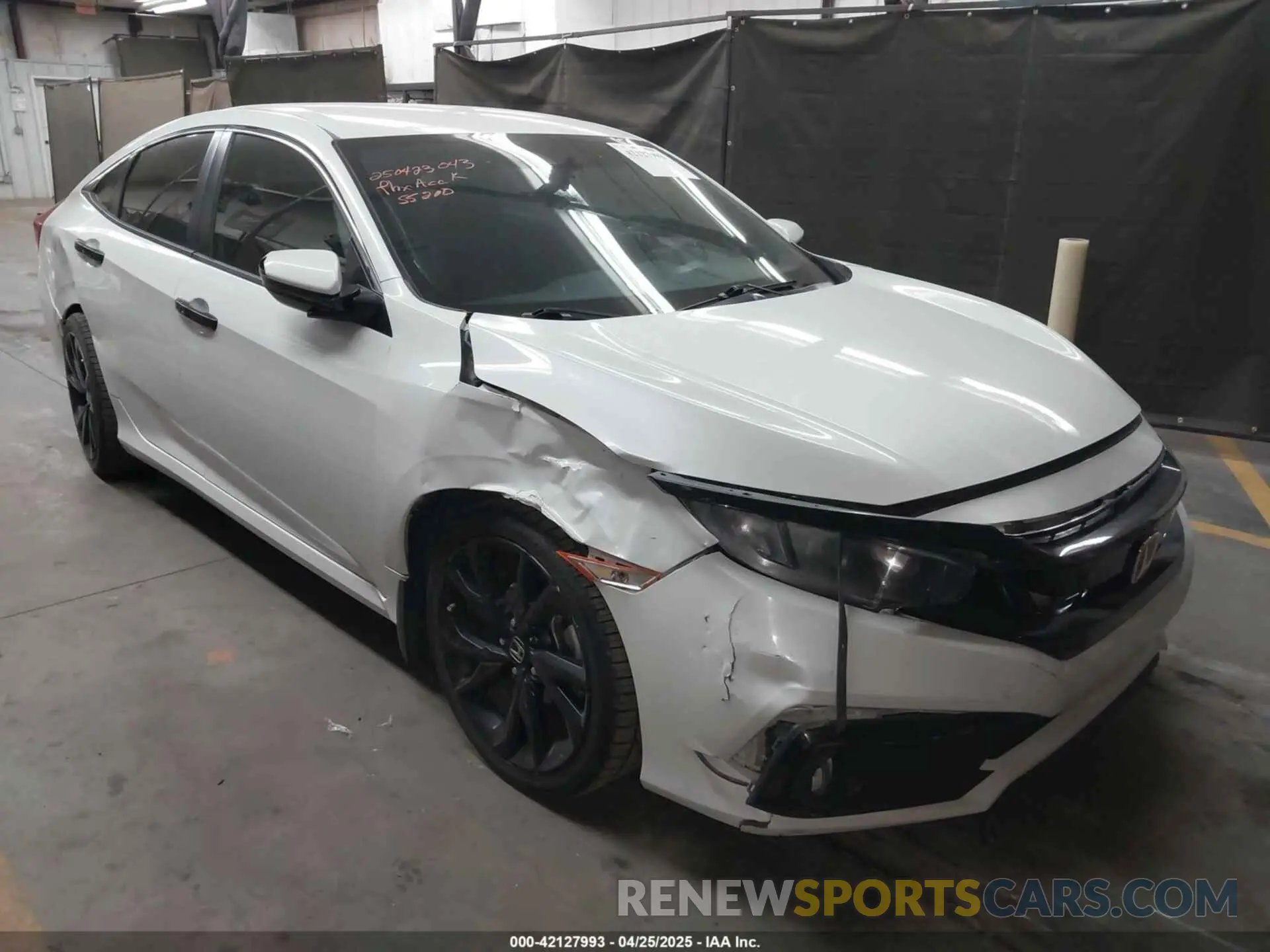 1 fotografías del automóvil dañado 19XFC2F86KE022749 HONDA CIVIC 2019