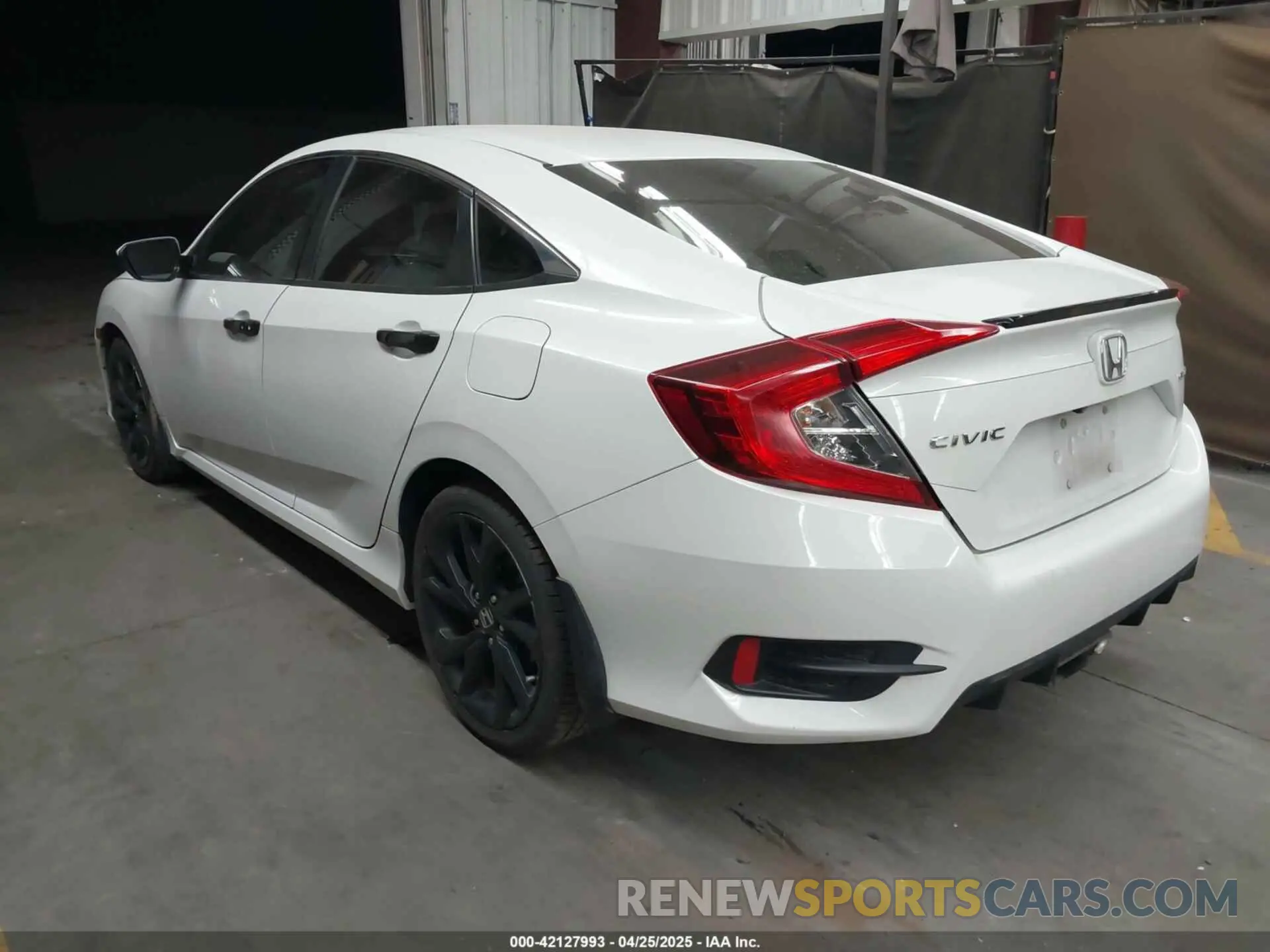 3 fotografías del automóvil dañado 19XFC2F86KE022749 HONDA CIVIC 2019