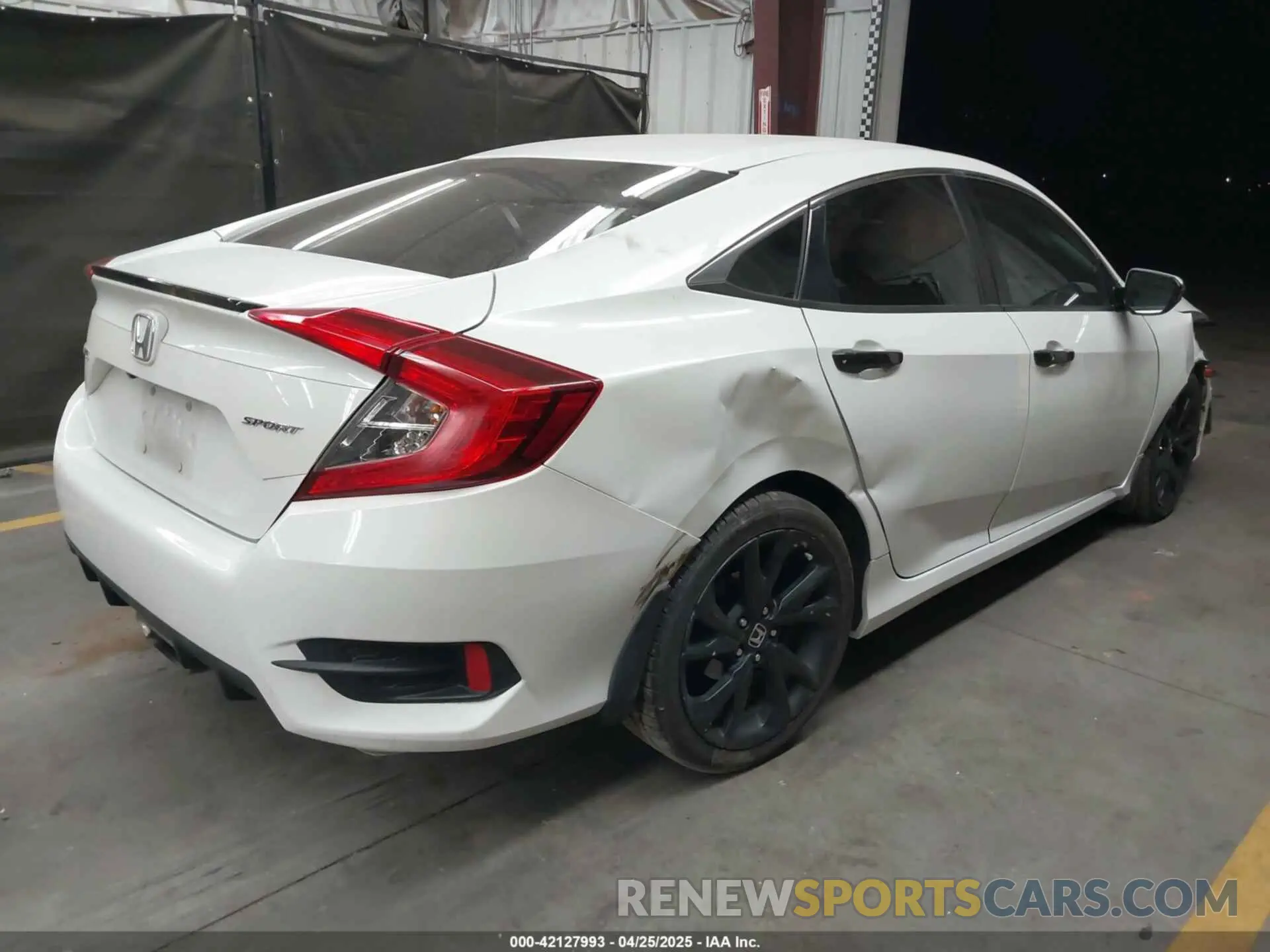 4 fotografías del automóvil dañado 19XFC2F86KE022749 HONDA CIVIC 2019