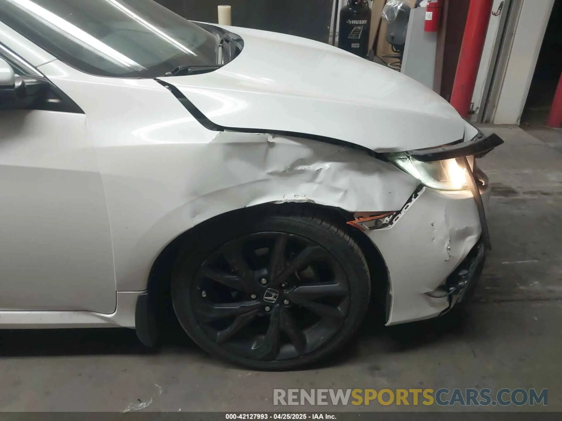 6 fotografías del automóvil dañado 19XFC2F86KE022749 HONDA CIVIC 2019