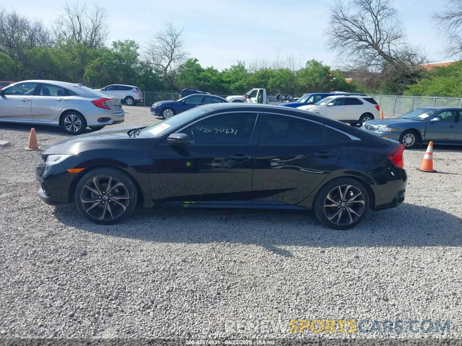 15 fotografías del automóvil dañado 19XFC2F86KE045495 HONDA CIVIC 2019