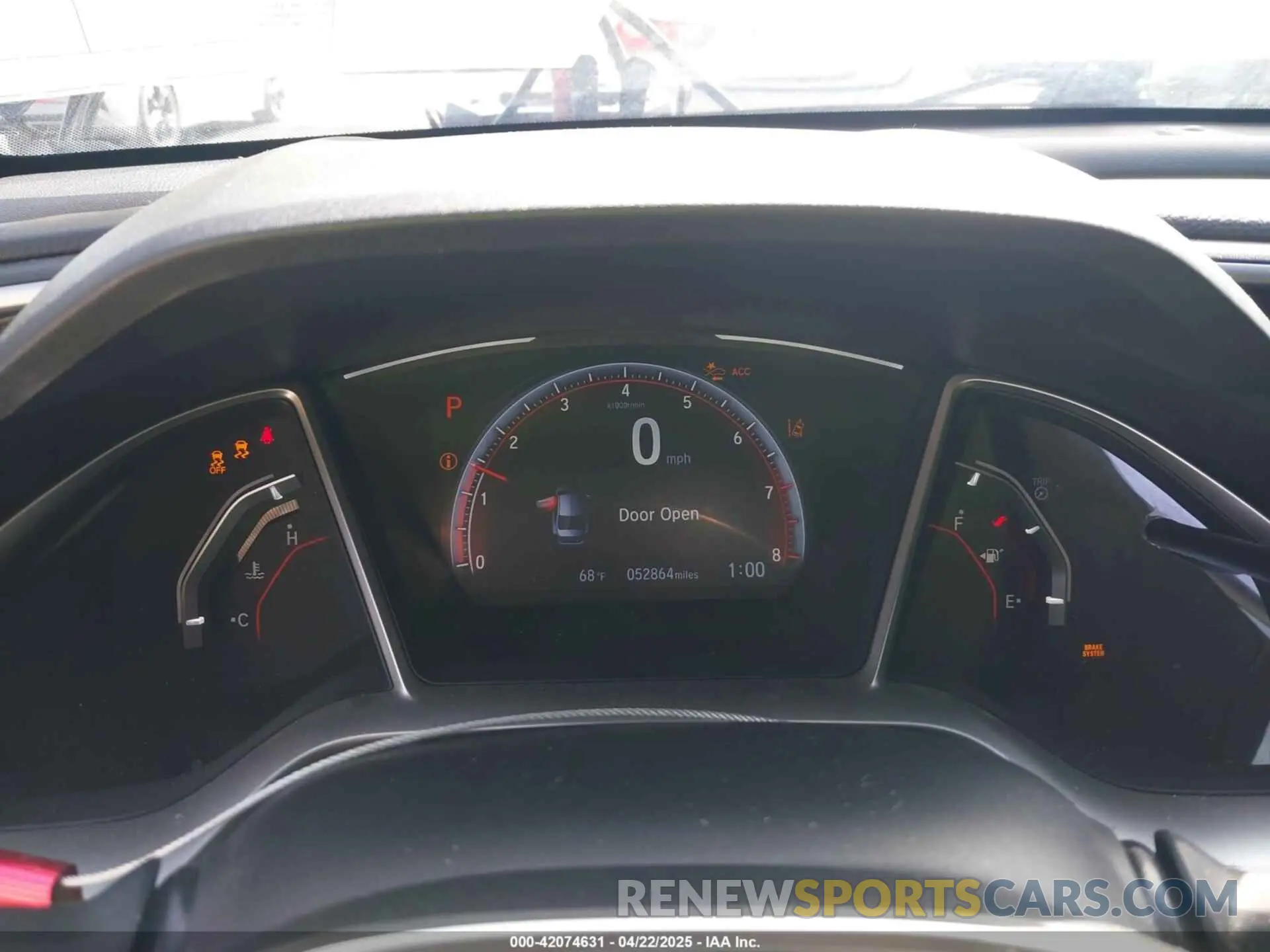 7 fotografías del automóvil dañado 19XFC2F86KE045495 HONDA CIVIC 2019