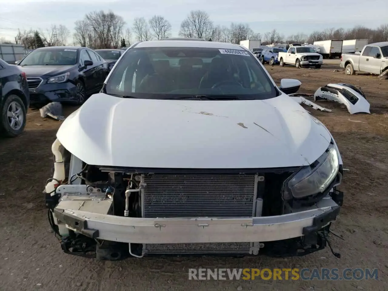 5 fotografías del automóvil dañado 19XFC2F87KE019892 HONDA CIVIC 2019