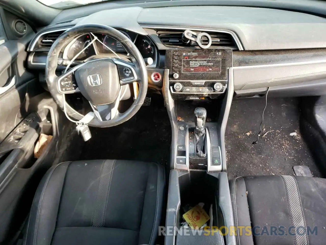 8 fotografías del automóvil dañado 19XFC2F87KE019892 HONDA CIVIC 2019