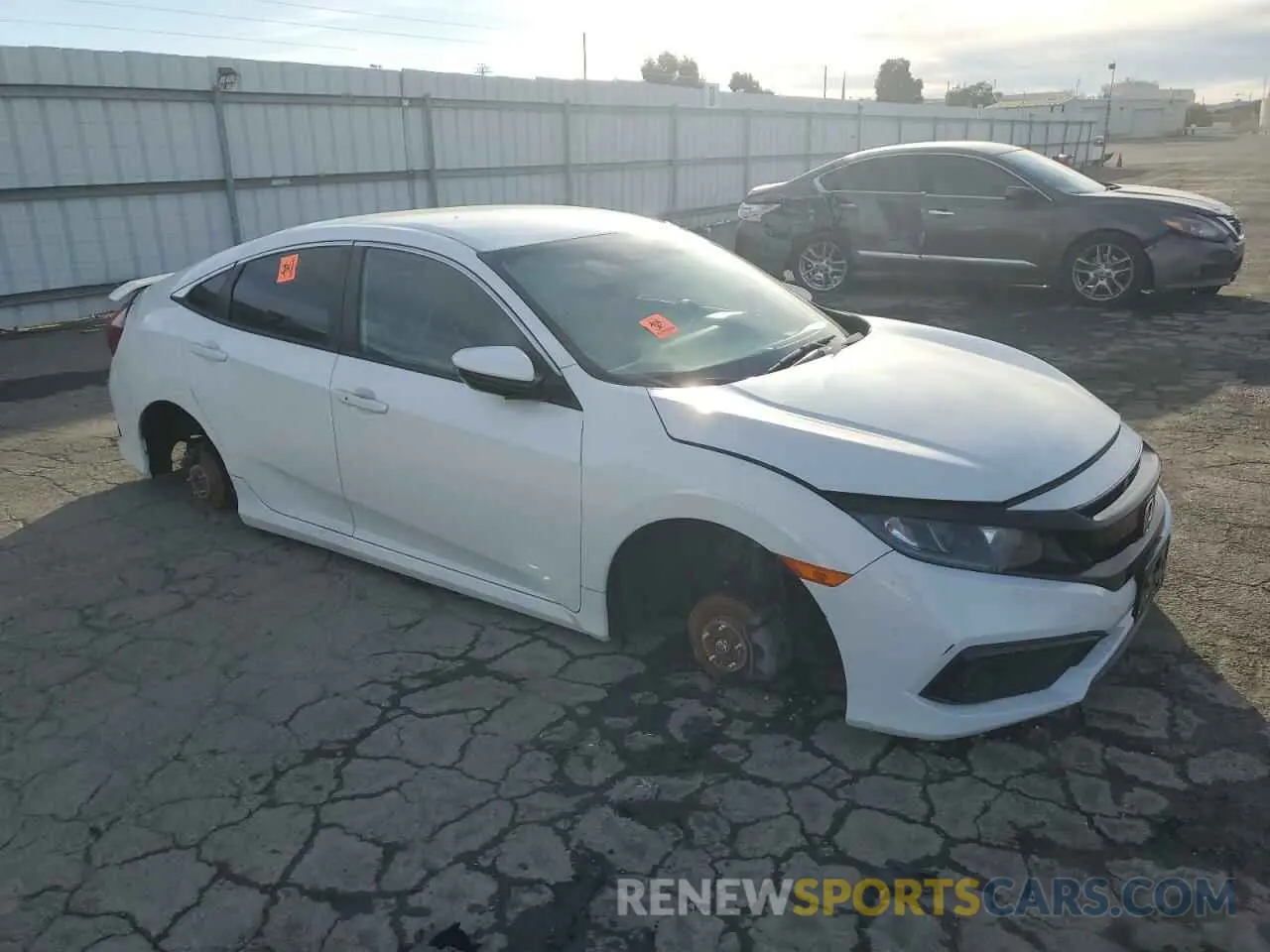 4 fotografías del automóvil dañado 19XFC2F87KE205609 HONDA CIVIC 2019