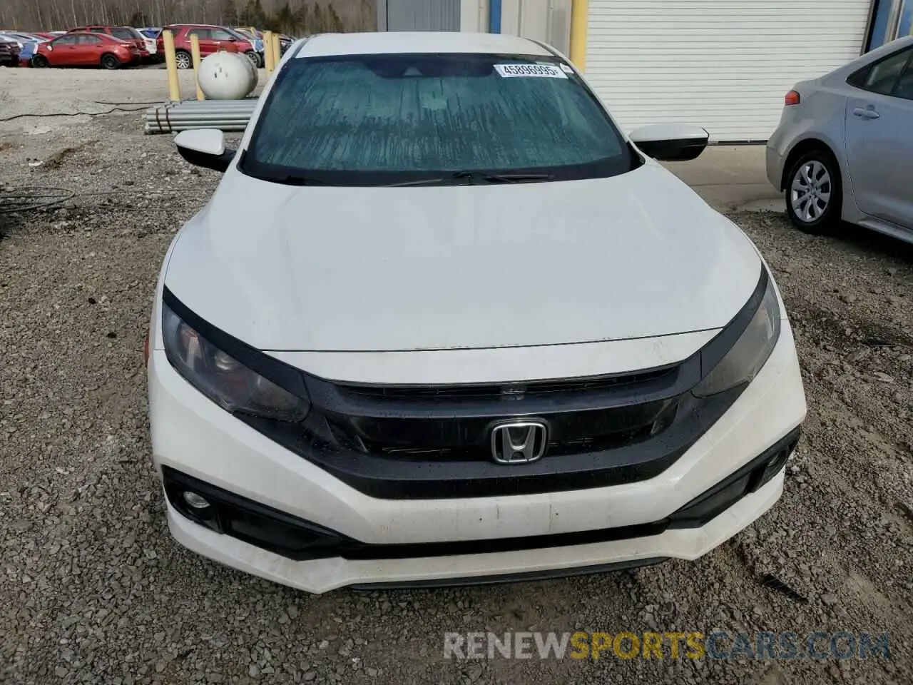 5 fotografías del automóvil dañado 19XFC2F88KE002227 HONDA CIVIC 2019